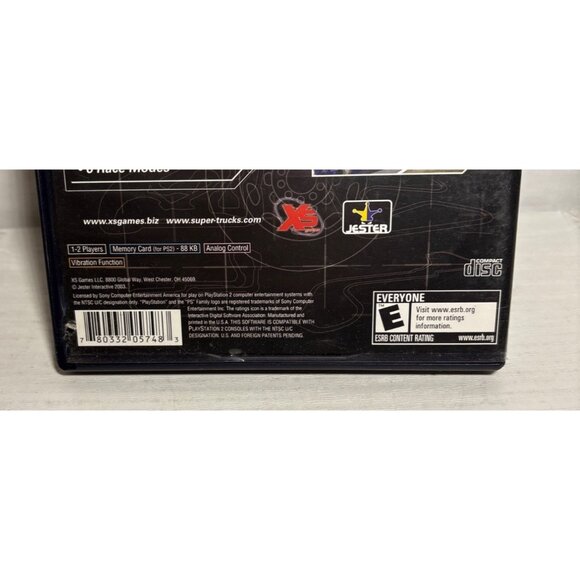 Super Trucks Racing Sony PlayStation 2 Video Game Complete W/ Case & Manual - Picture 3 of 5